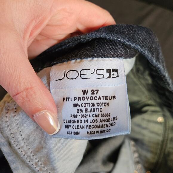 Joe's Jeans Provocateur Bootcut Jeans Size 27 Mid Rise Casual Dark Wash - Picture 5 of 9